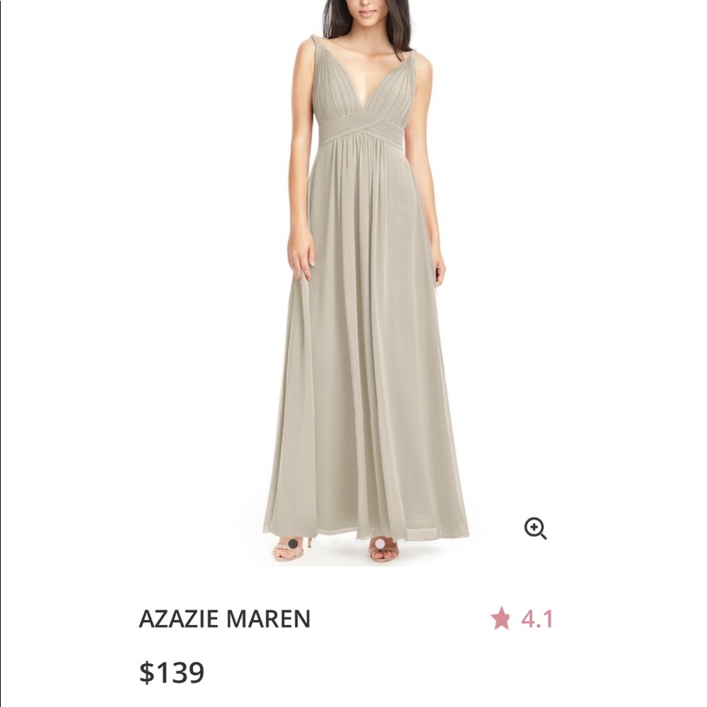 Azazie Maren Taupe Bridesmaid Dress